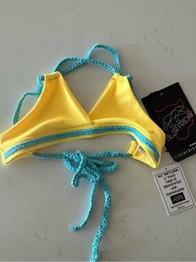 Tiger Friday Imperial Bralette-Lemon Drop